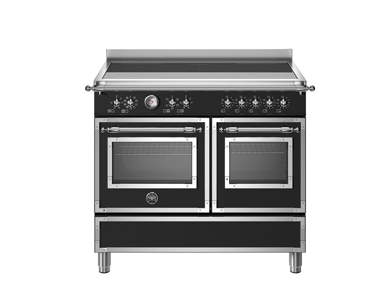 100 cm induction top, electric double oven | Bertazzoni - Nero Matt