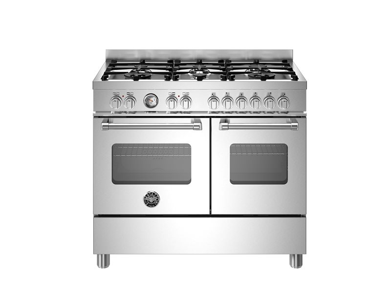 100 cm 6-burner electric double oven | Bertazzoni - Stainless Steel