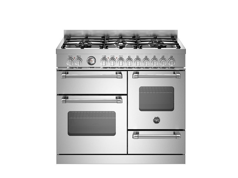 100 cm 6-burner electric triple oven | Bertazzoni - Stainless Steel