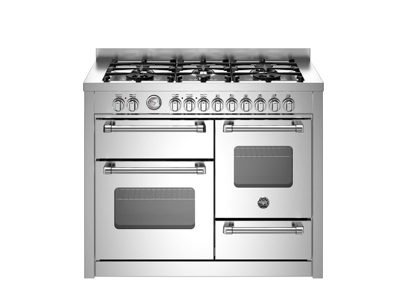 110 cm 6-burner electric triple oven | Bertazzoni - Stainless Steel