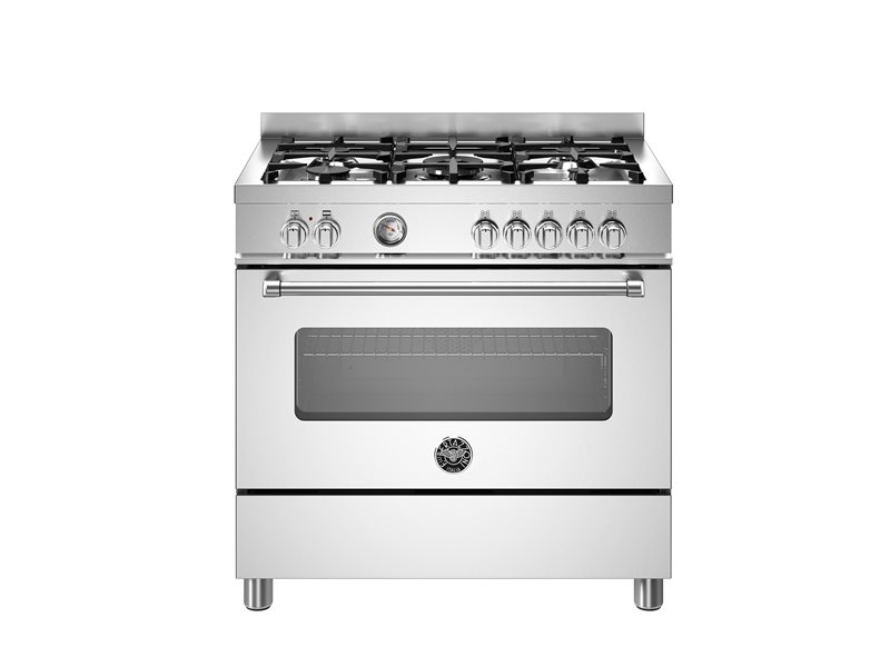 90 cm 5-burner electric oven | Bertazzoni - Stainless Steel