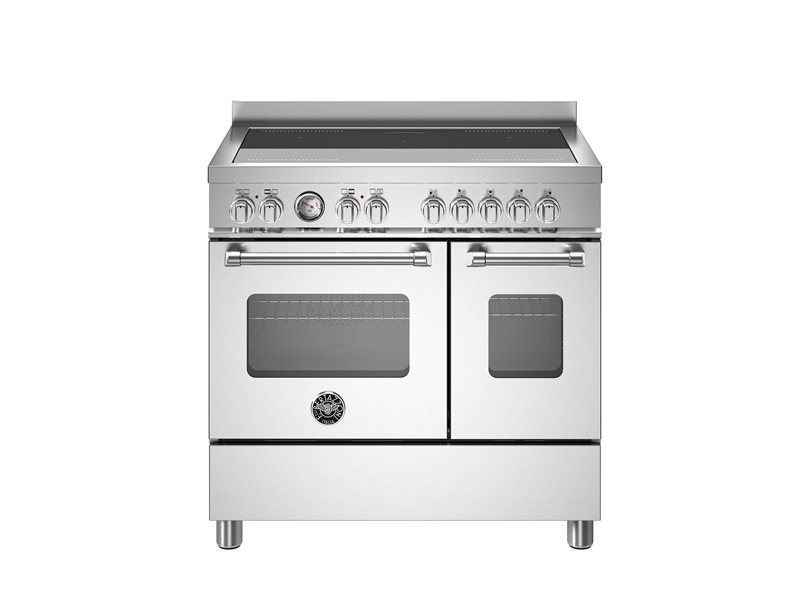 90 cm induction top electric double oven | Bertazzoni - Stainless Steel