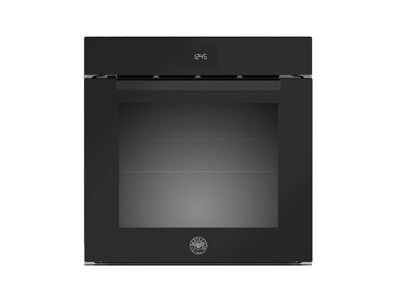 60cm Electric Built-in oven LCD display | Bertazzoni - Black glass