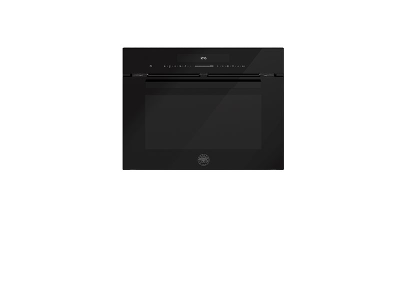 60x45cm Combi-Microwave Oven, LED touch Display | Bertazzoni - Black glass