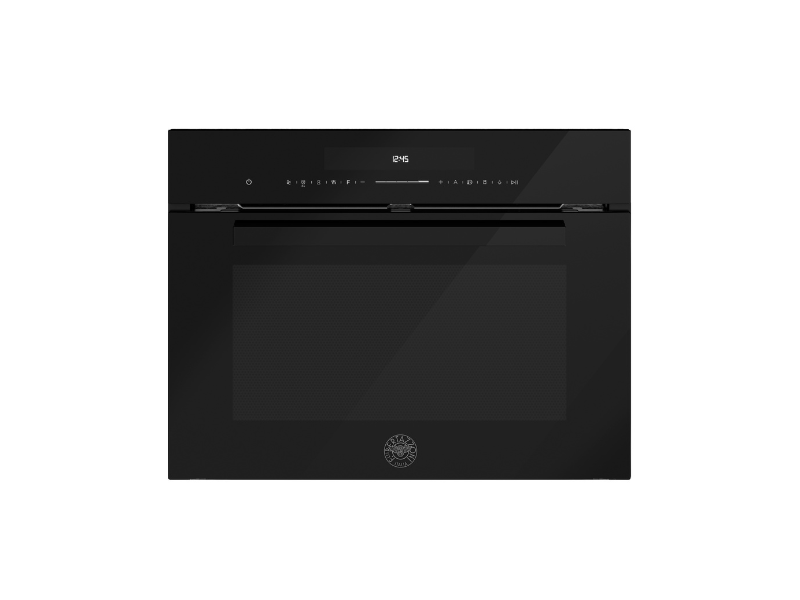 60x45cm Combi-Microwave Oven, LED touch Display | Bertazzoni - Black glass